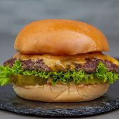 Opposite Burger Sandwich