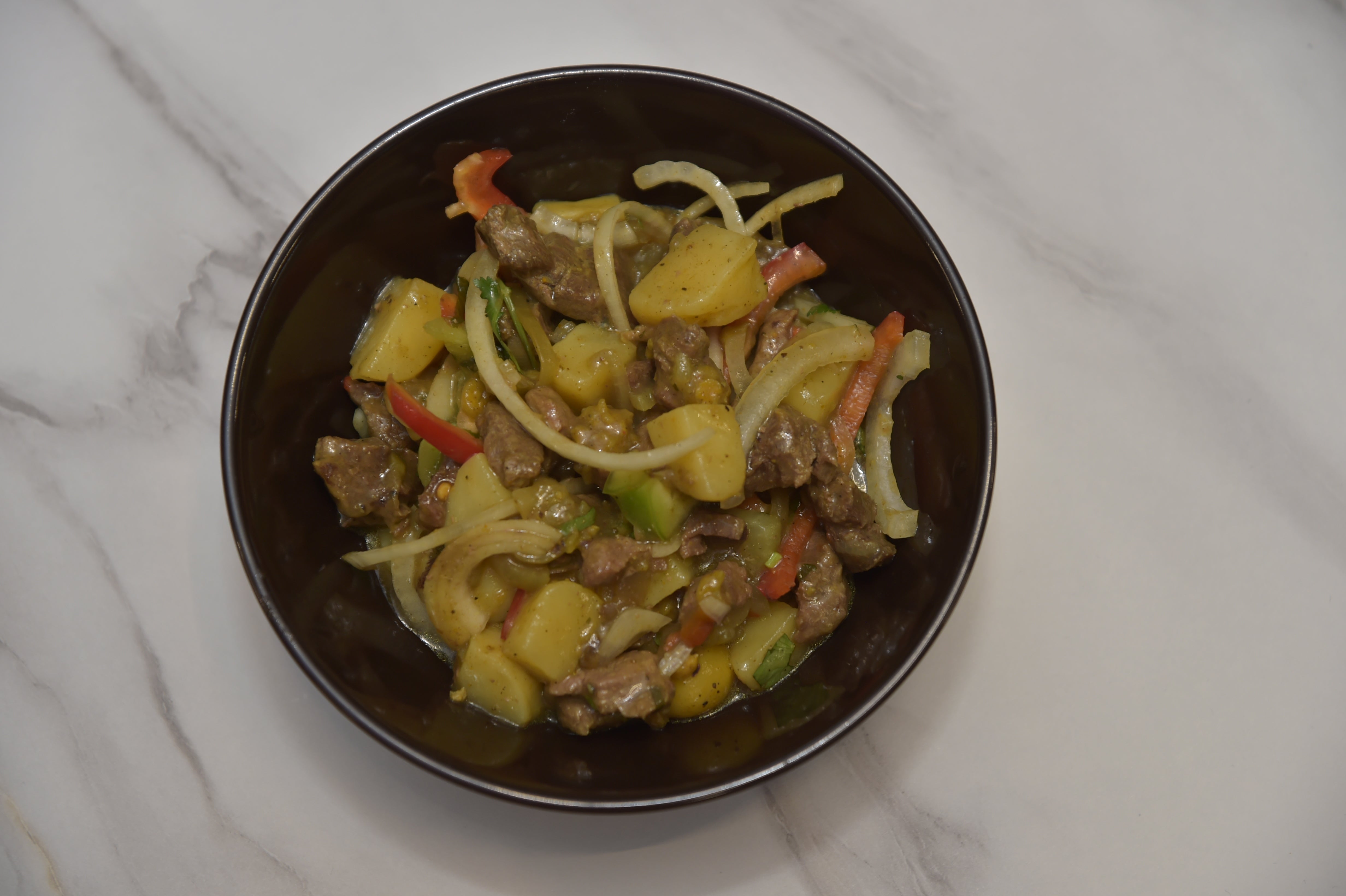 Somali Beef Suqaar Breakfast