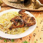  Madhbi Chicken With Mandi Rice