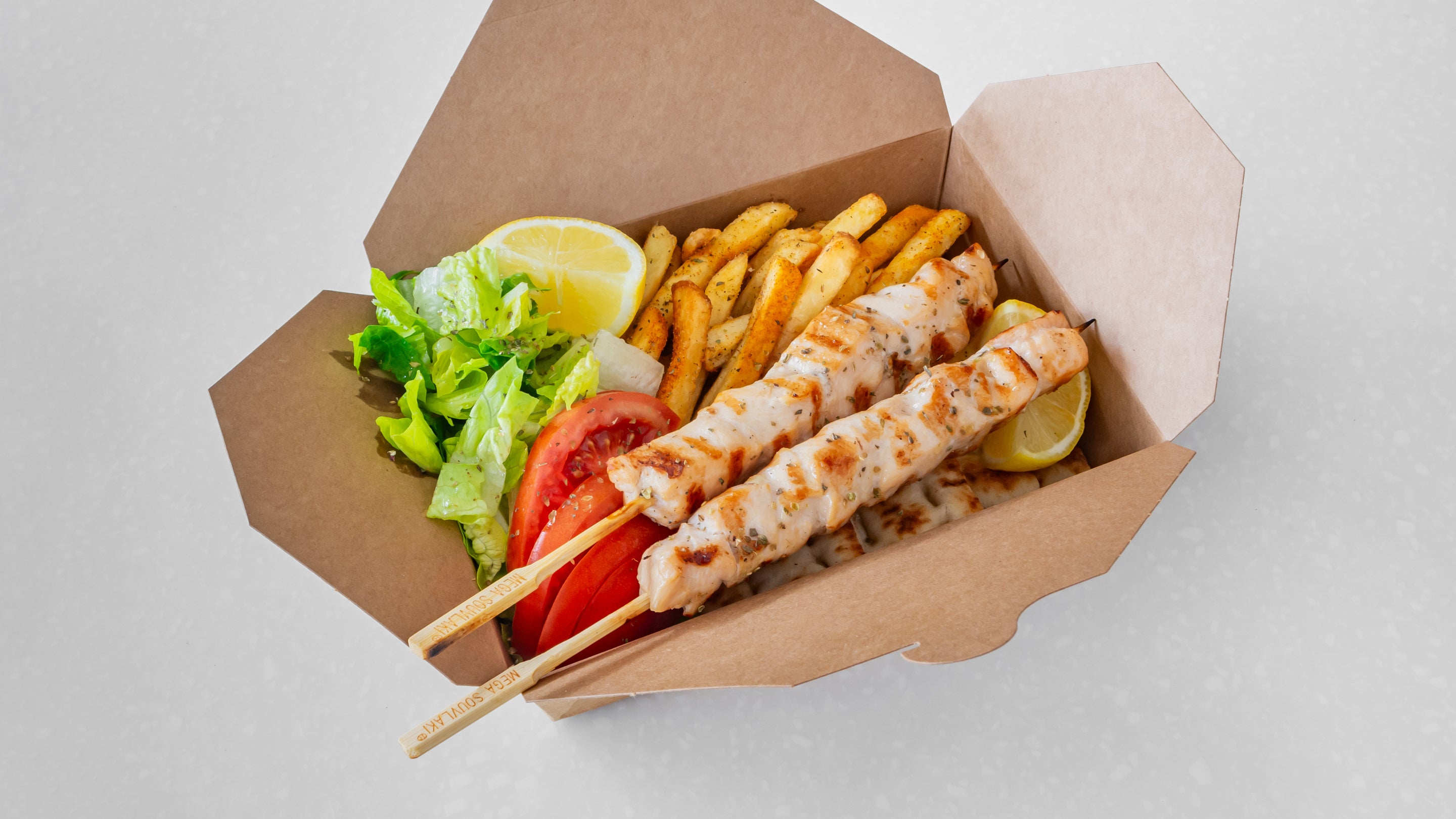 Chicken Souvlaki Box