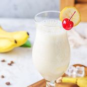 Banana With Vanilla Cocktail