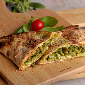 Chicken Pesto Calzone