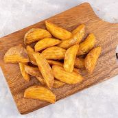 Potato wedges.