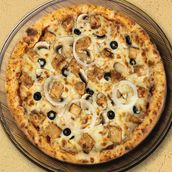 Chicken BBQ pizza