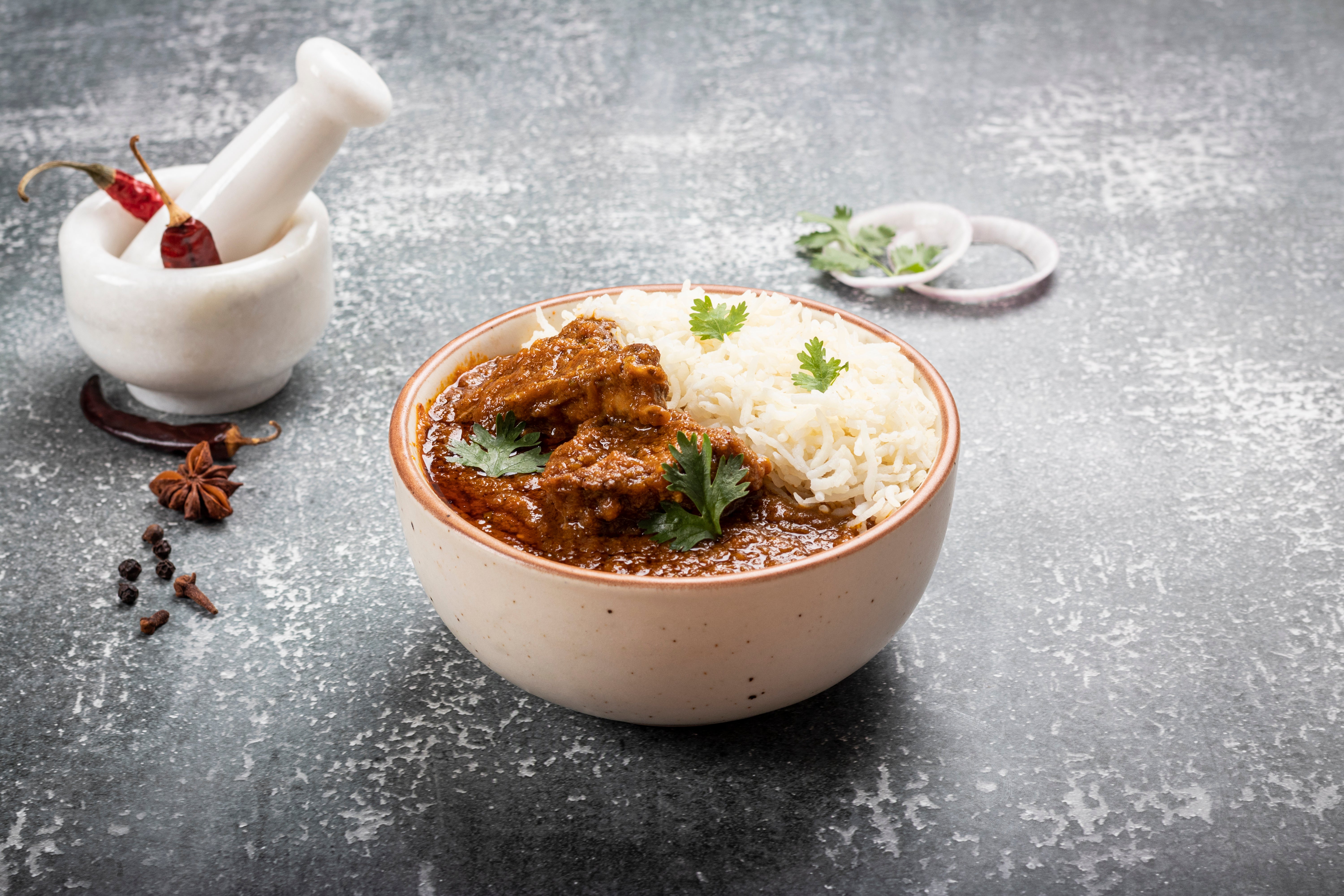 Lamb Bhuna Rice Bowl