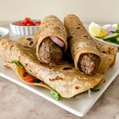 Beef Seekh Kabab Roll