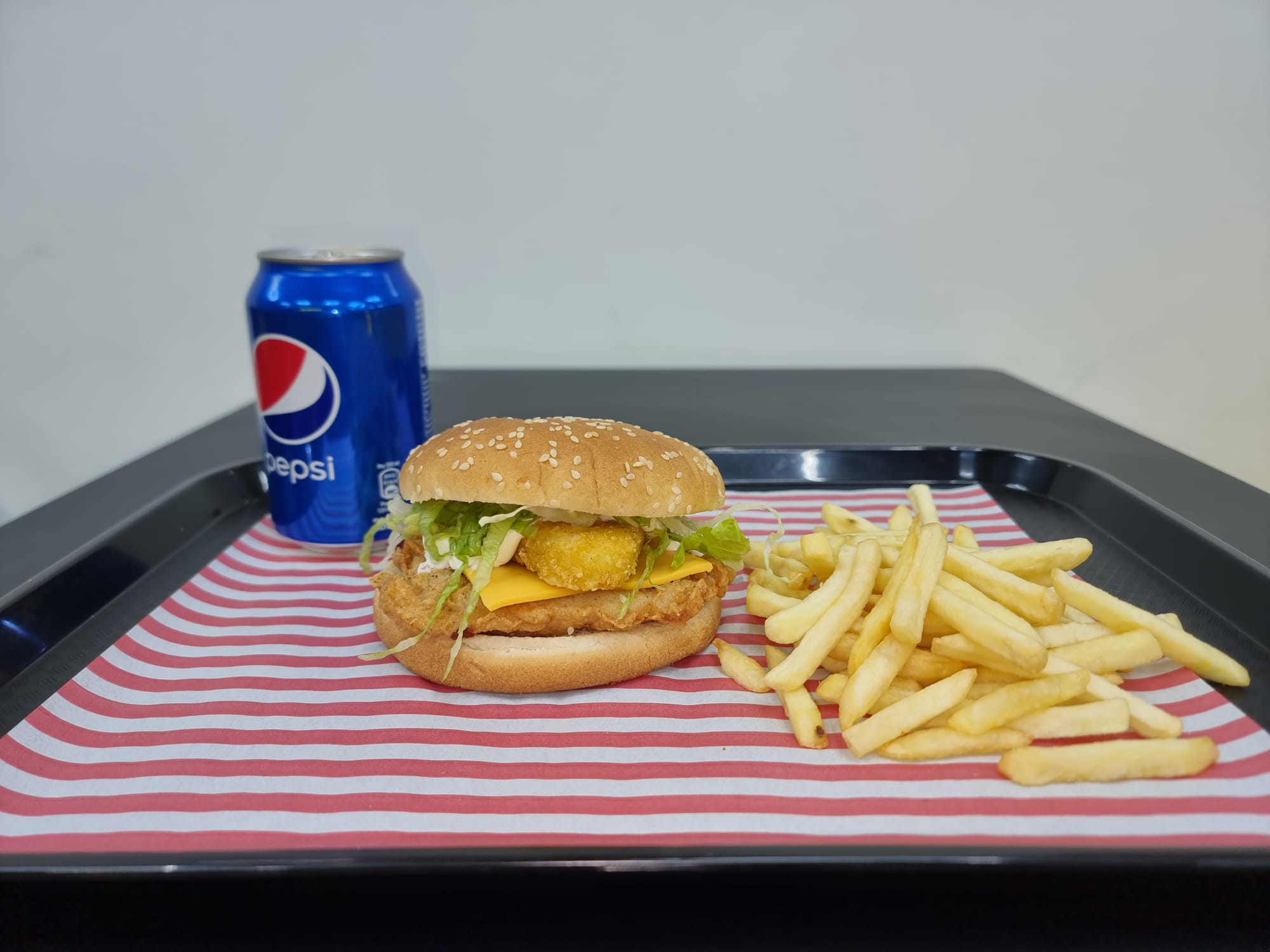 Chicken Tower Burger (Hash Brown)