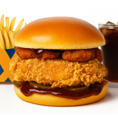 XL BBQ Chicken Burger Meal