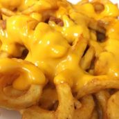 Cheezy Curly Fries