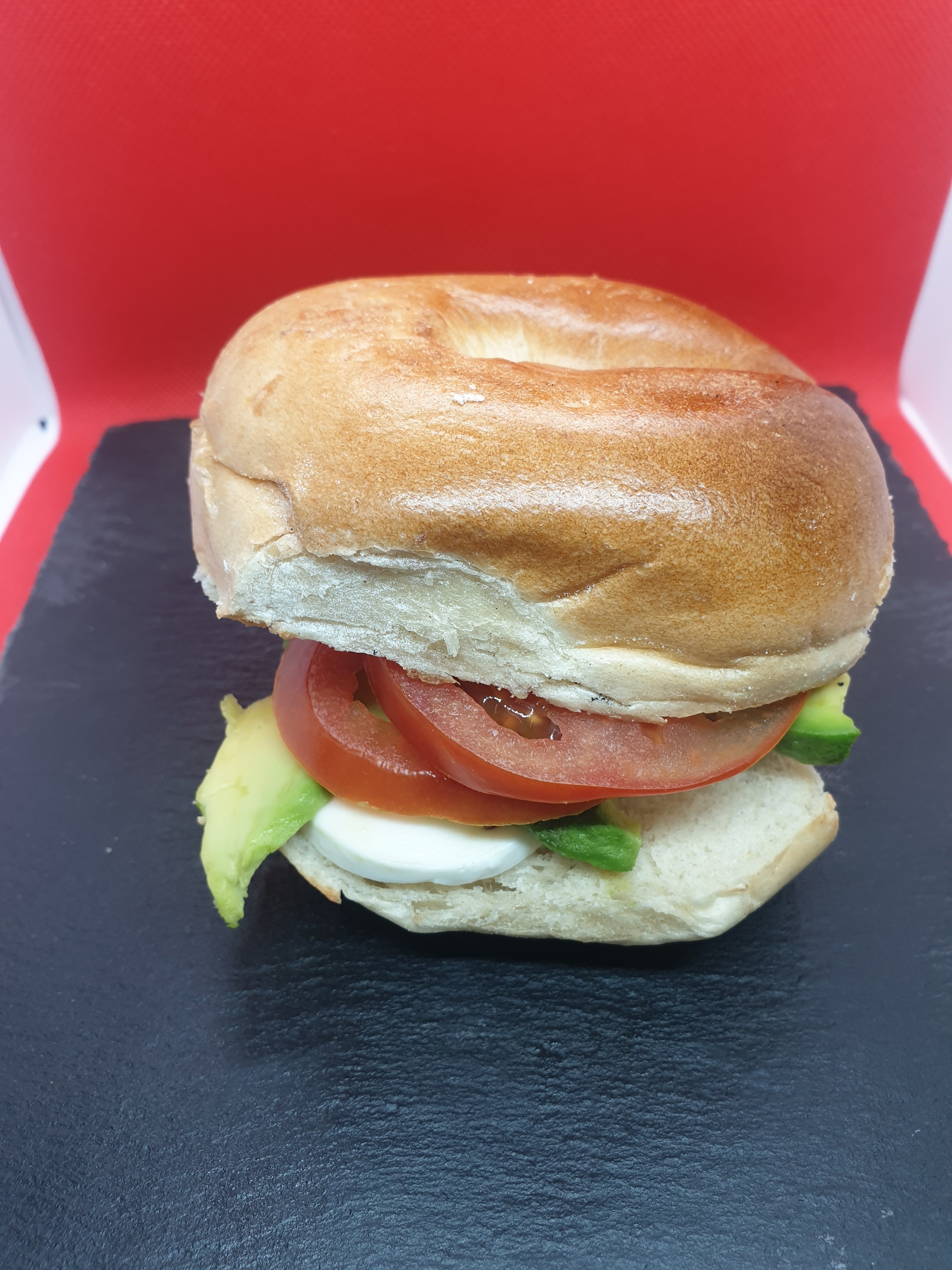 Avocado Tomato & Mozzarella Bagel