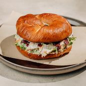 Chicken Caesar Bagel