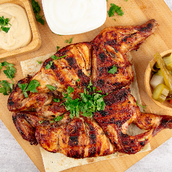 1/2 Grilled Chicken With Appetizers