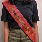 congratulation sash