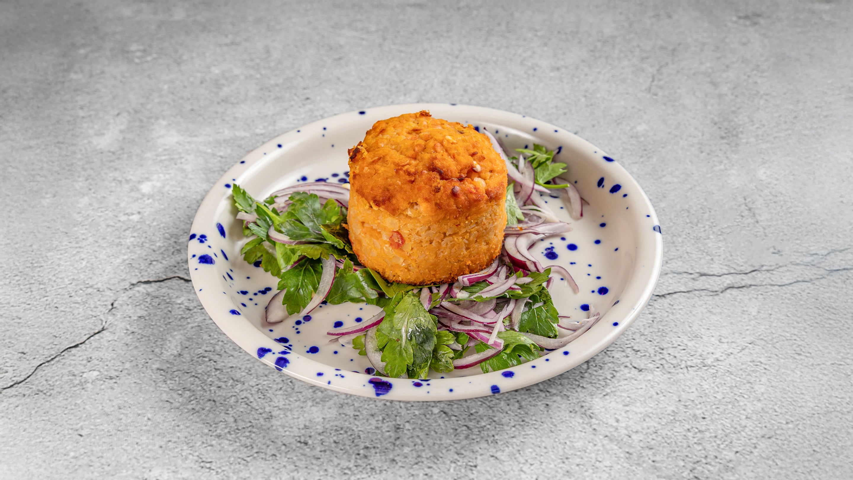 Solo Baked Sweet Potato Falafel With House Humous and Tzatziki