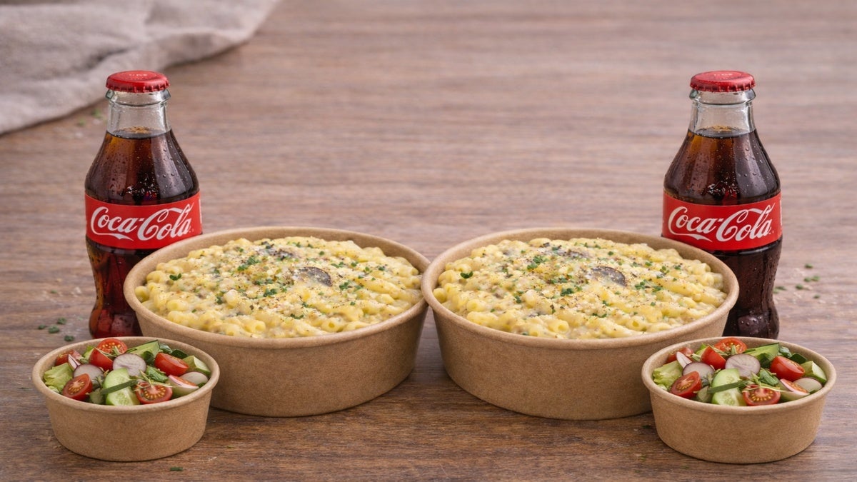 Mac & Cheese 🧀 Full Couple 🥘🥘🥤🥤🥗🥗