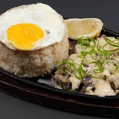 Beef Sisig Silog