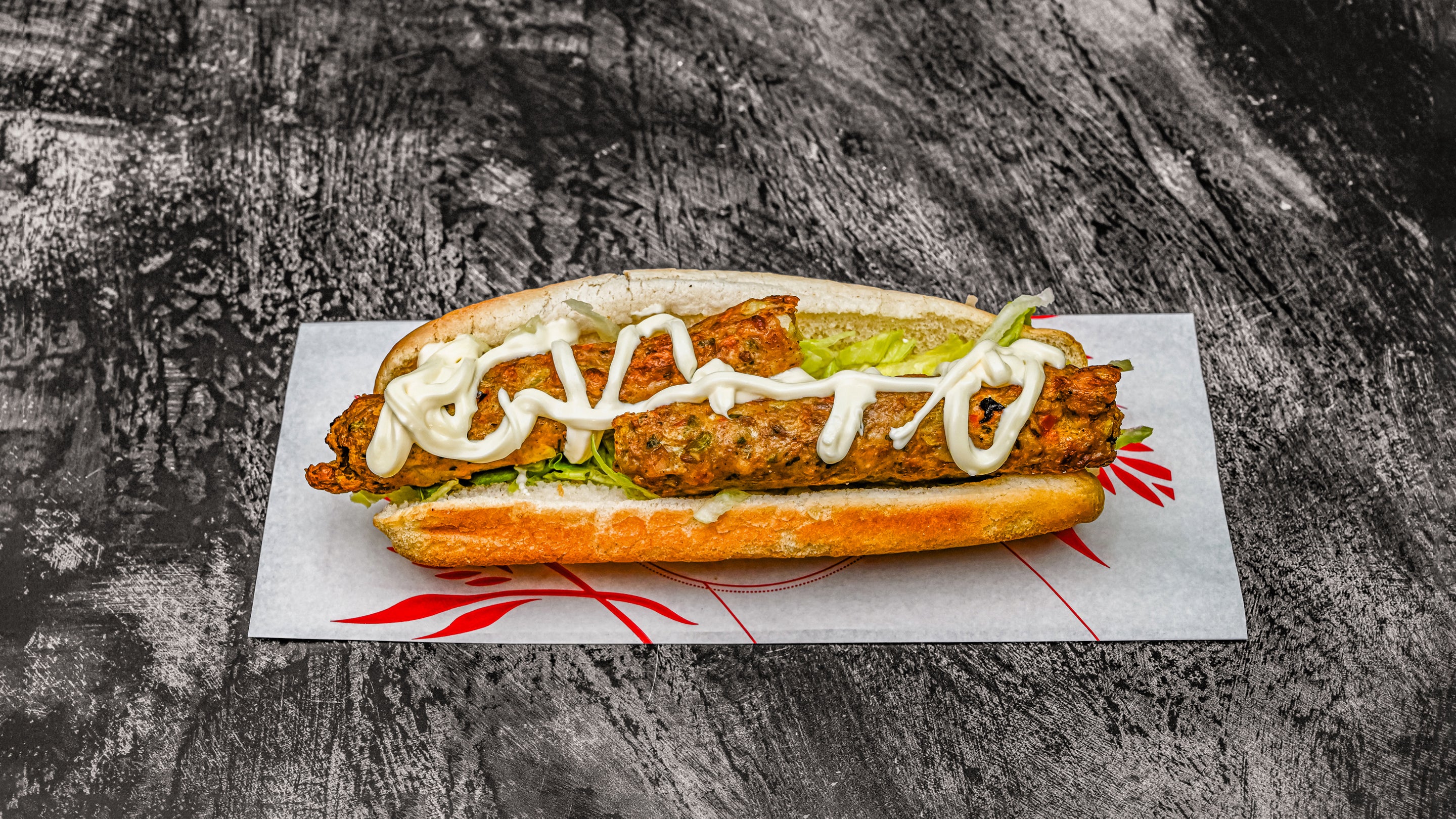 Sheesh kebab baguette