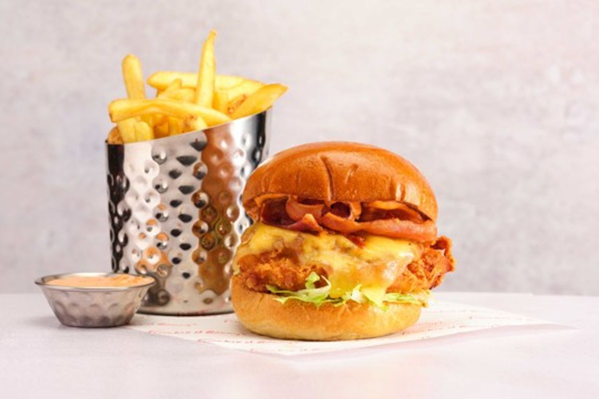 Crispy BBQ Chicken Burger