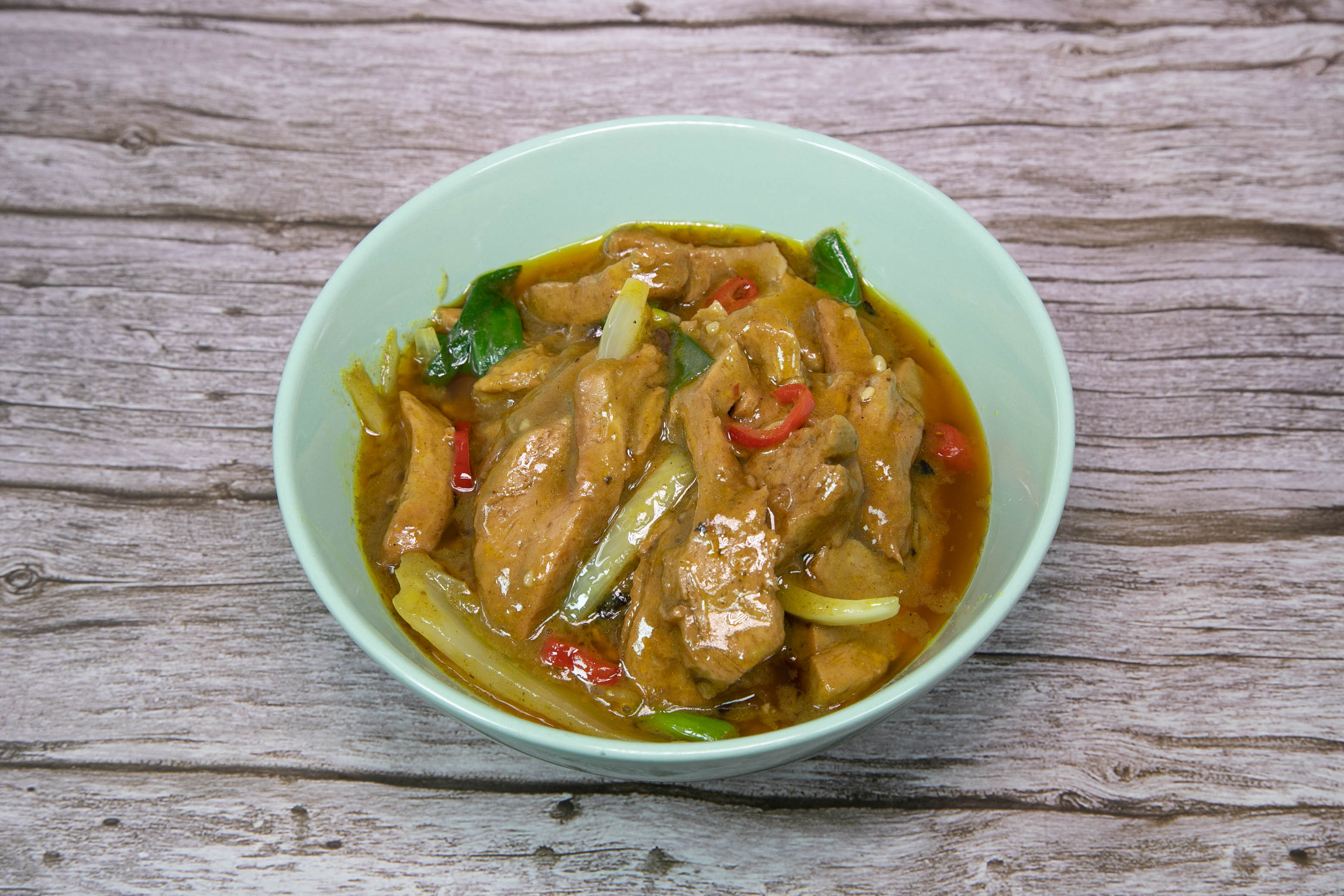 Mock ‘Chicken’ in Curry Sauce