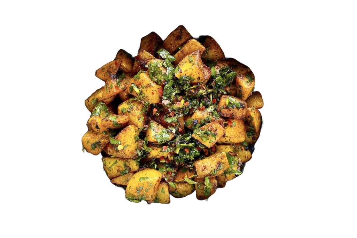 Batata Harra Arabic Wrap
