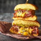 Big Smoked Blue Cheese Burger