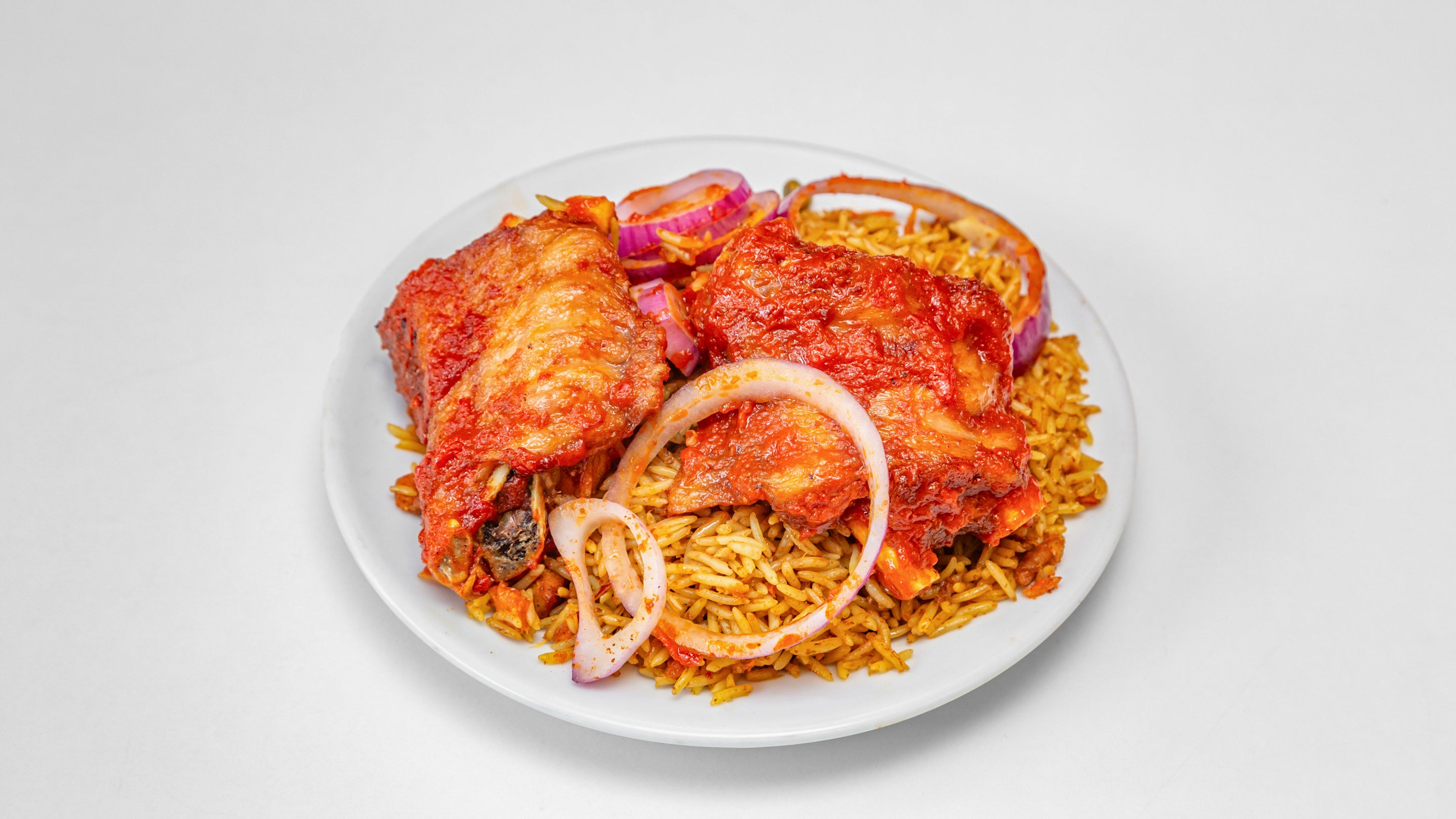 Fried Rice and Peppered Turkey