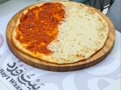 Mixed Manakish with Fried and Cheese