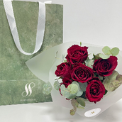 6 Red Roses Bouquet