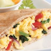Vegetable Omelette Sandwich