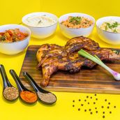 1 Whole Chicken + 4 Sides