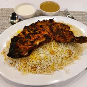 Chicken Charcoal With Biryani Rice