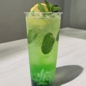 Green Apple Mint Soda Drinks