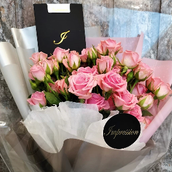 Bouquet Of Pink Baby Roses
