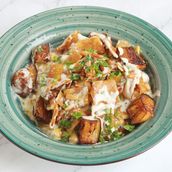 Eggplant Fatteh