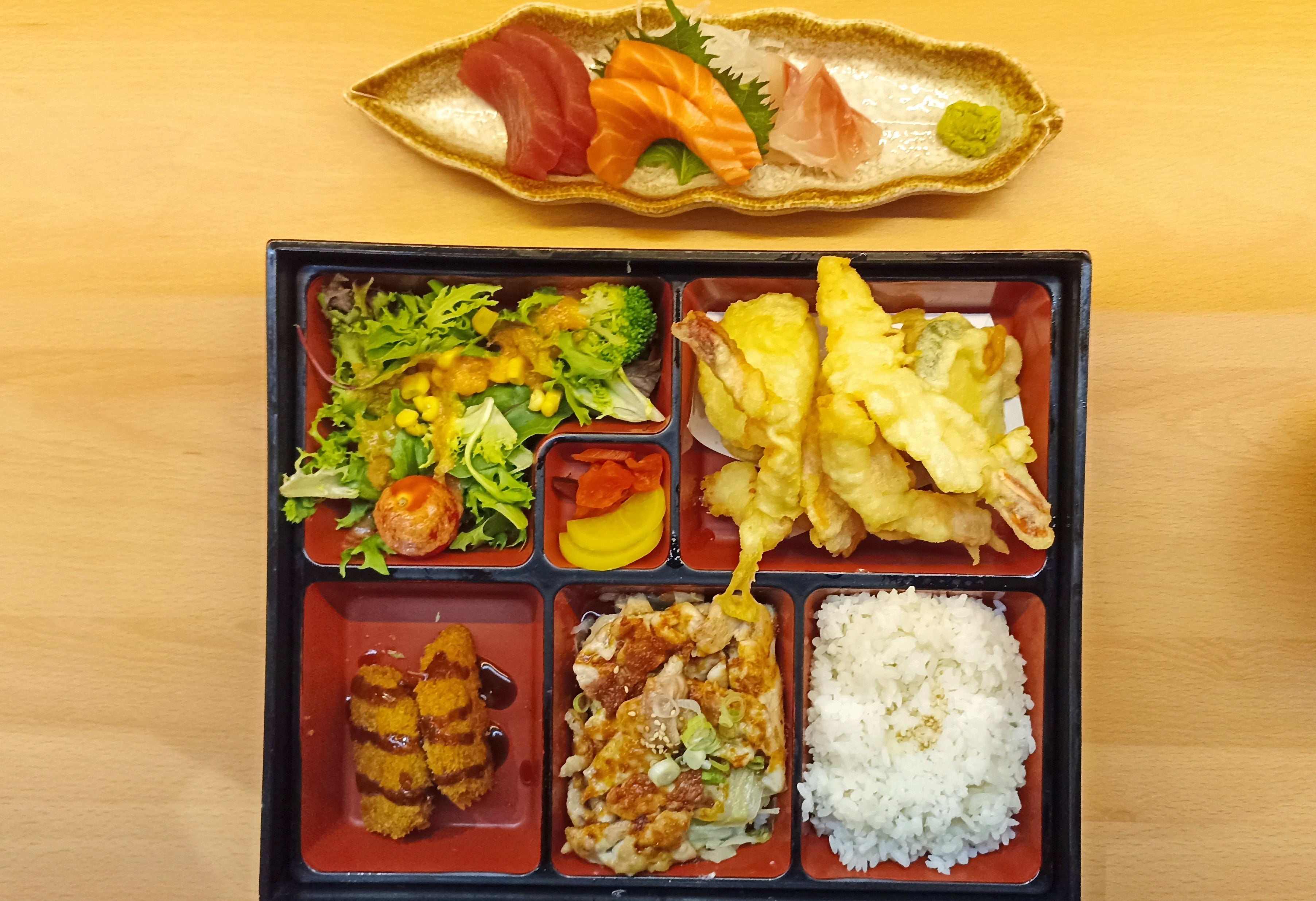 Sashimi Tempura Teriyaki