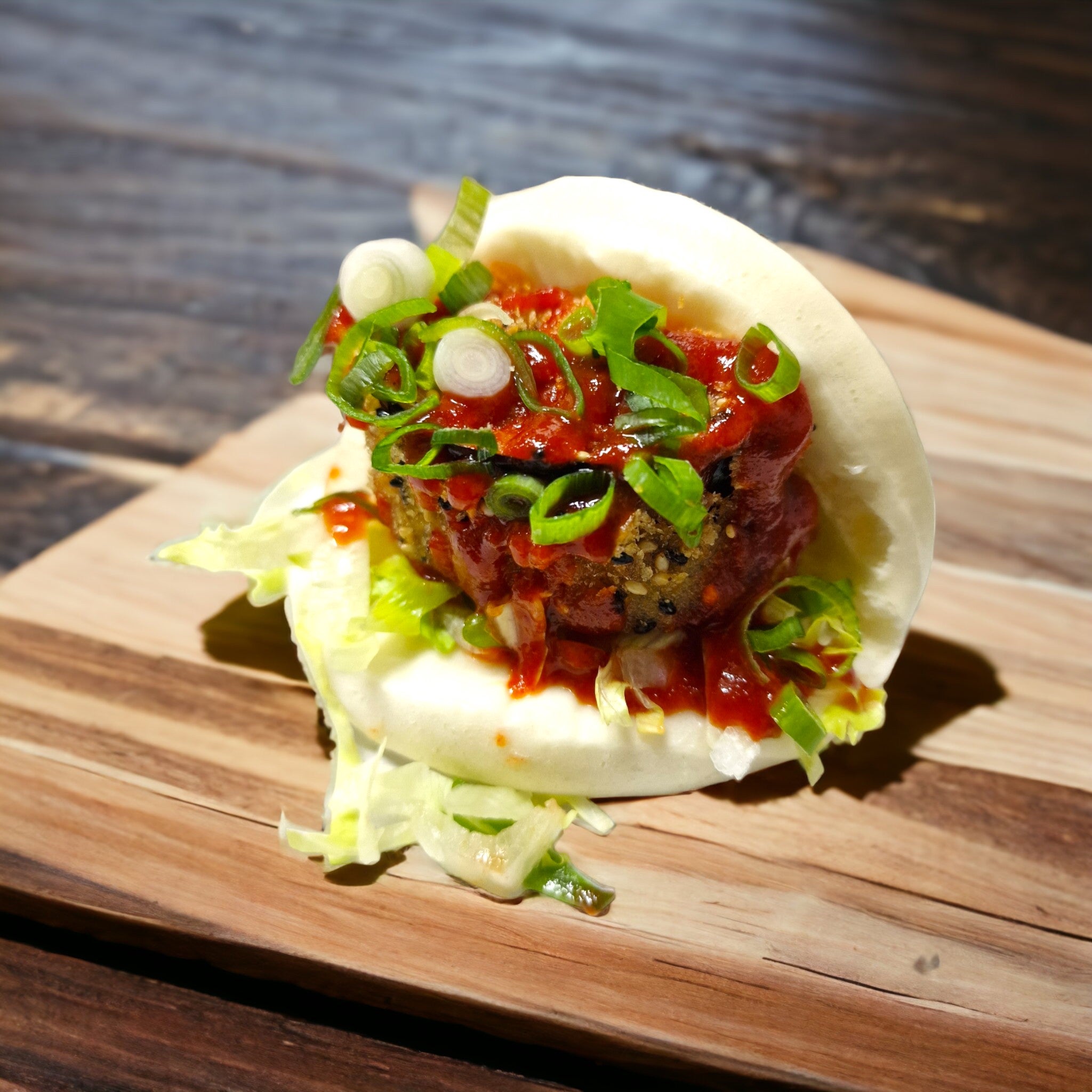 Aubergine Panko Bao