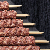 Beef Kebab Kheshkhash Skewer