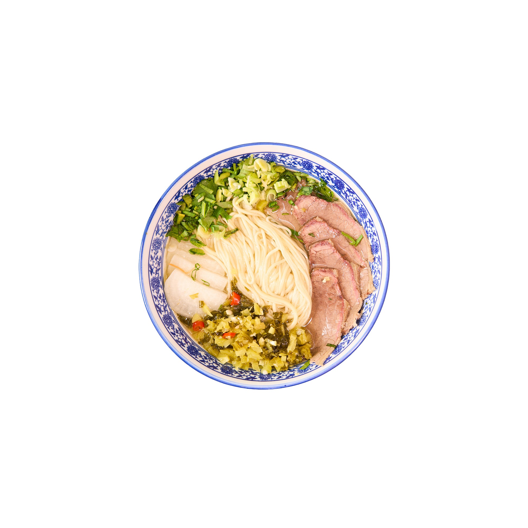 Beef Hand-pulled Noodle Soup with Pickled Cabbage 酸菜牛肉面
