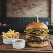 Wagyu Beef Burger Meal