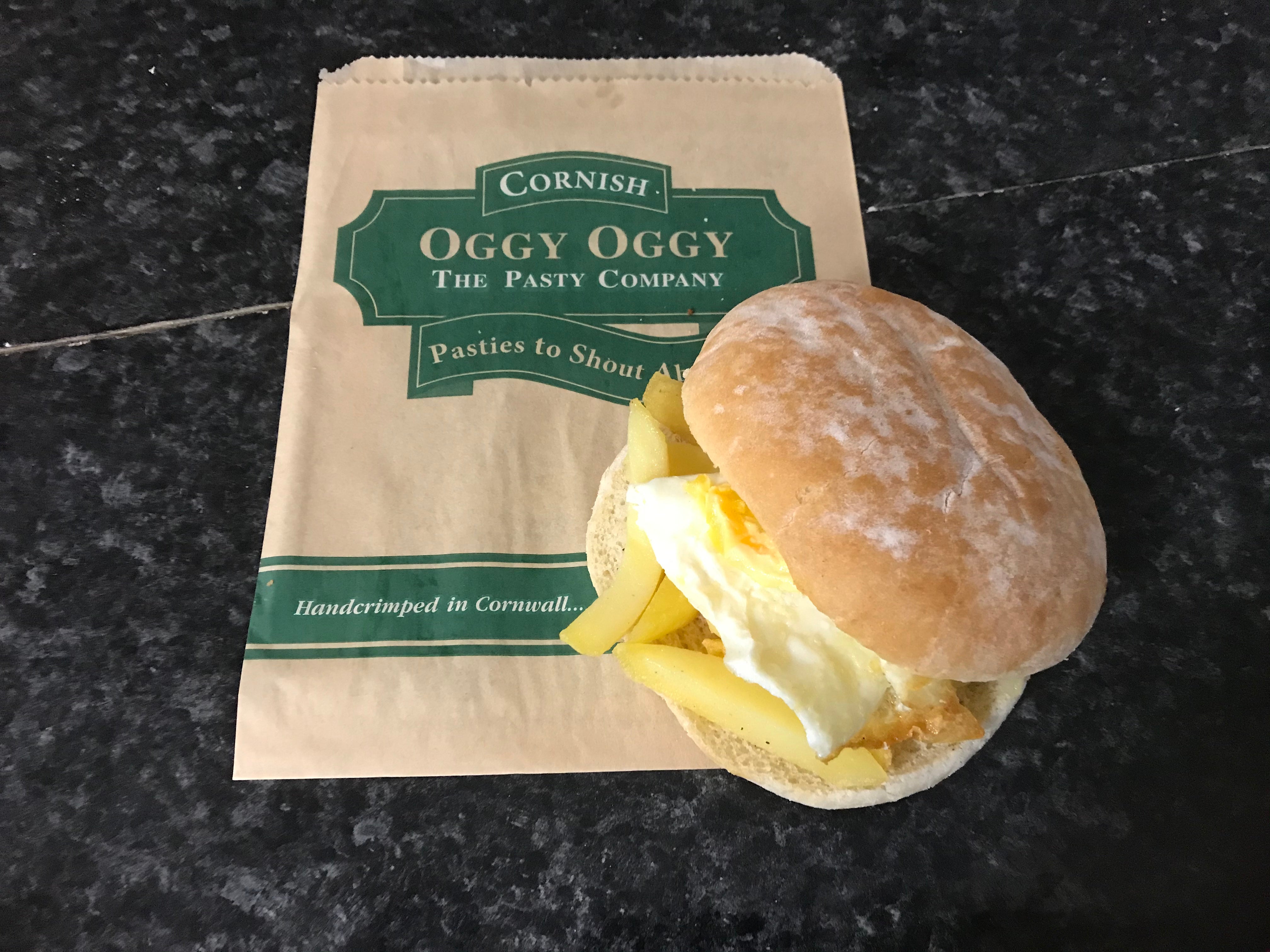 Chip Butty and Fried Egg