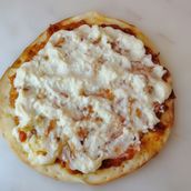 Cheese With Mortadella Manoushe