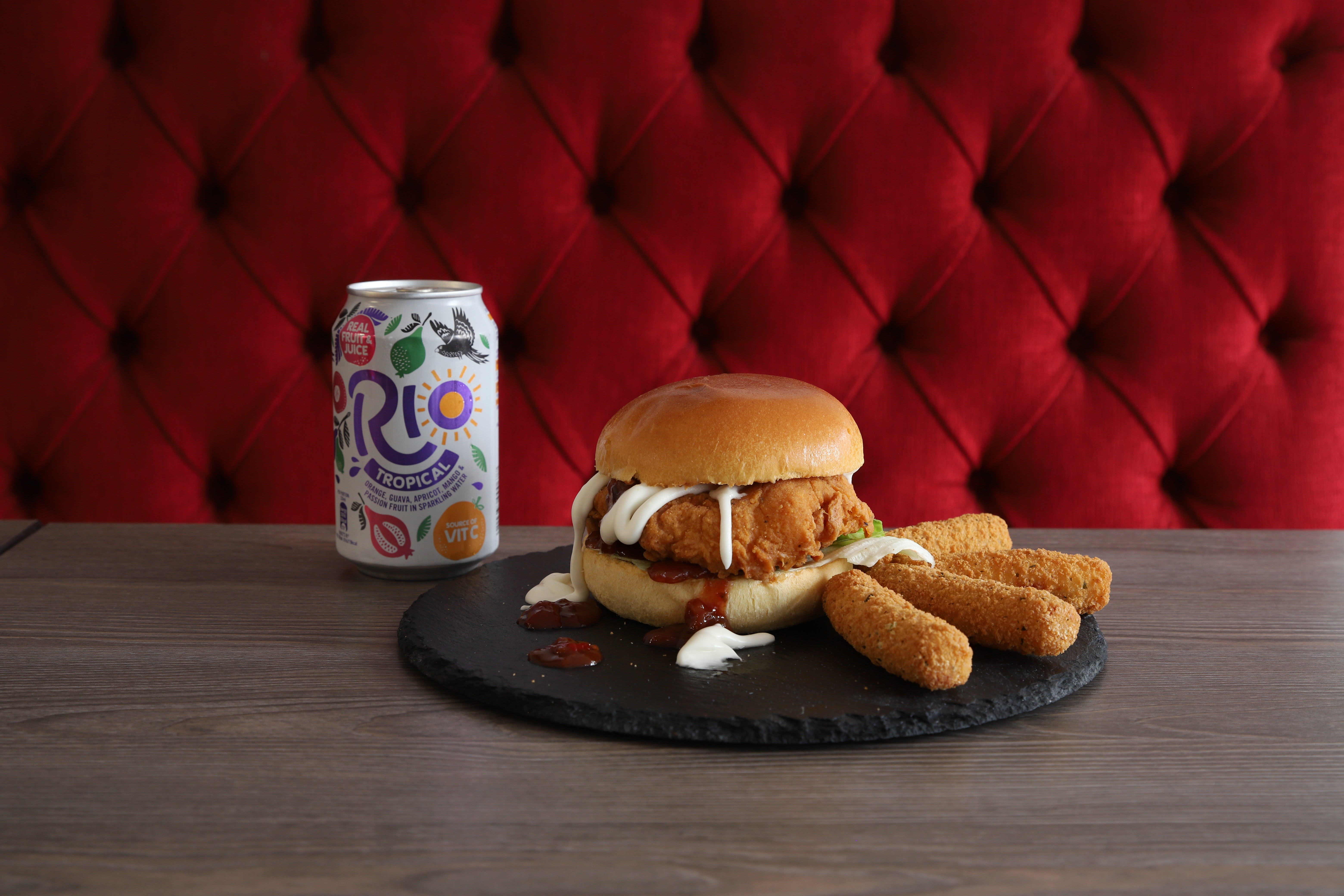 Fried Fillet Burger Meal