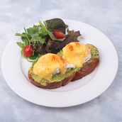 Egg Benedict Toast