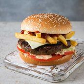 Lebanese Beef Burger