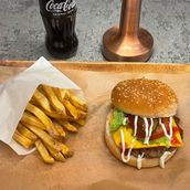 Beef Burger meal 