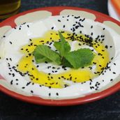 Labneh with Garlic and Mint