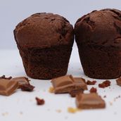 Chocolate Volcano Muffins