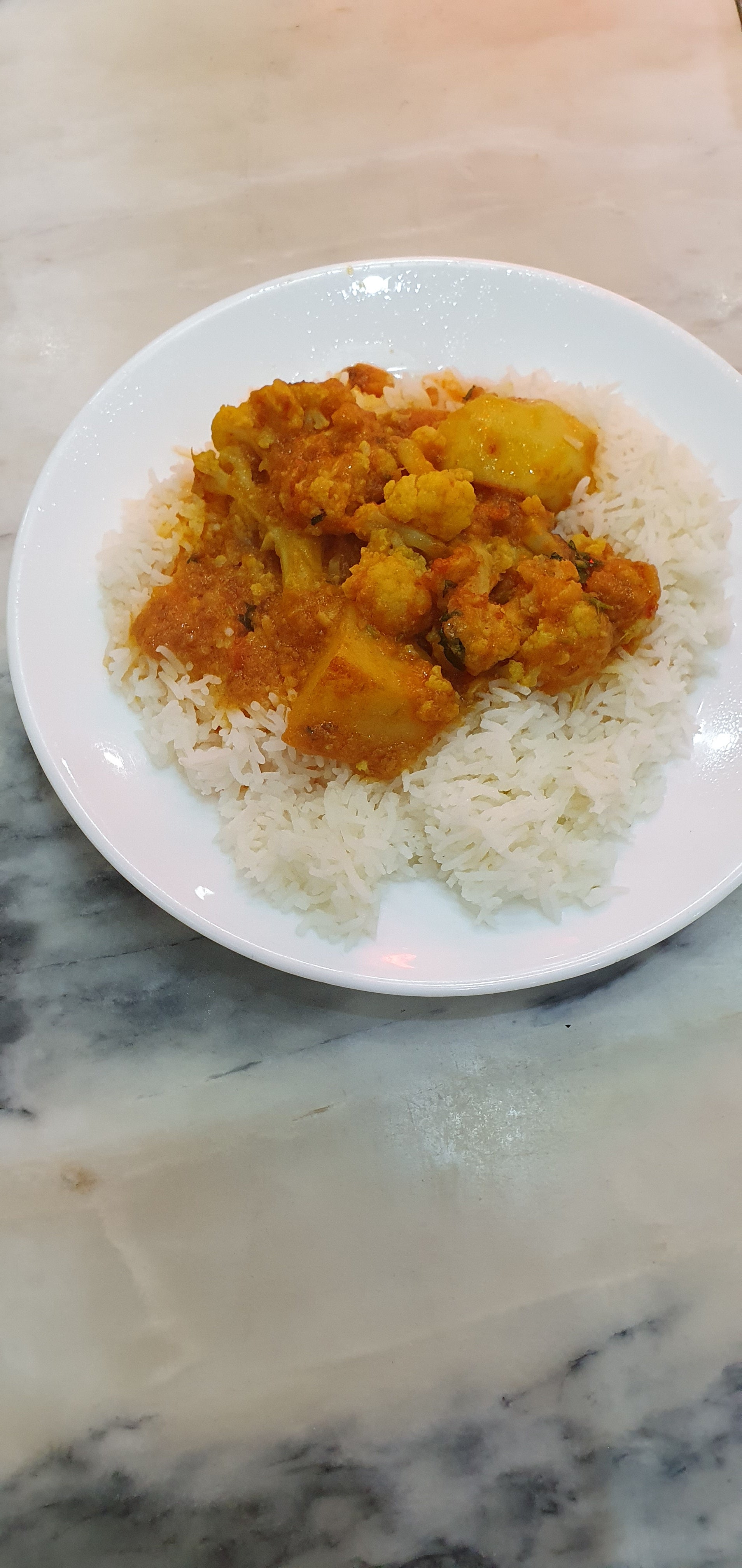Any Vegetable Curry and Rice Deal
