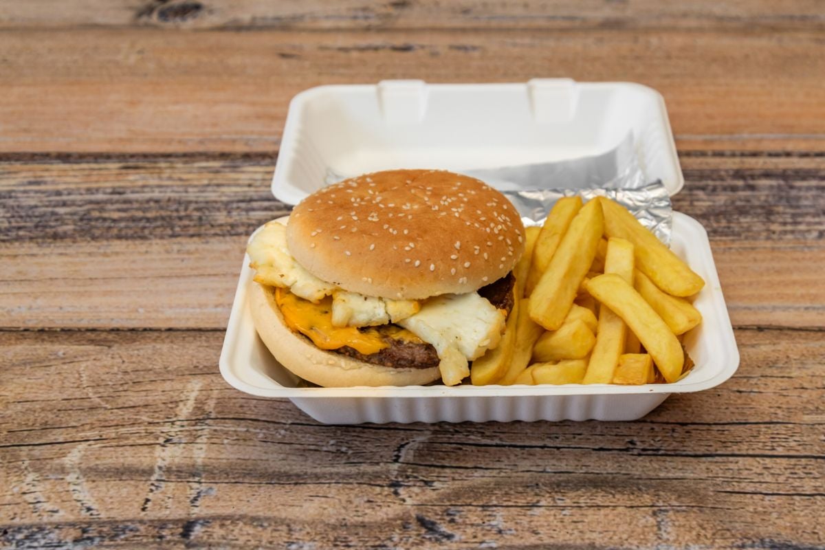 Cheese Burger with Halloumi