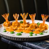 Red Chilli Prawns